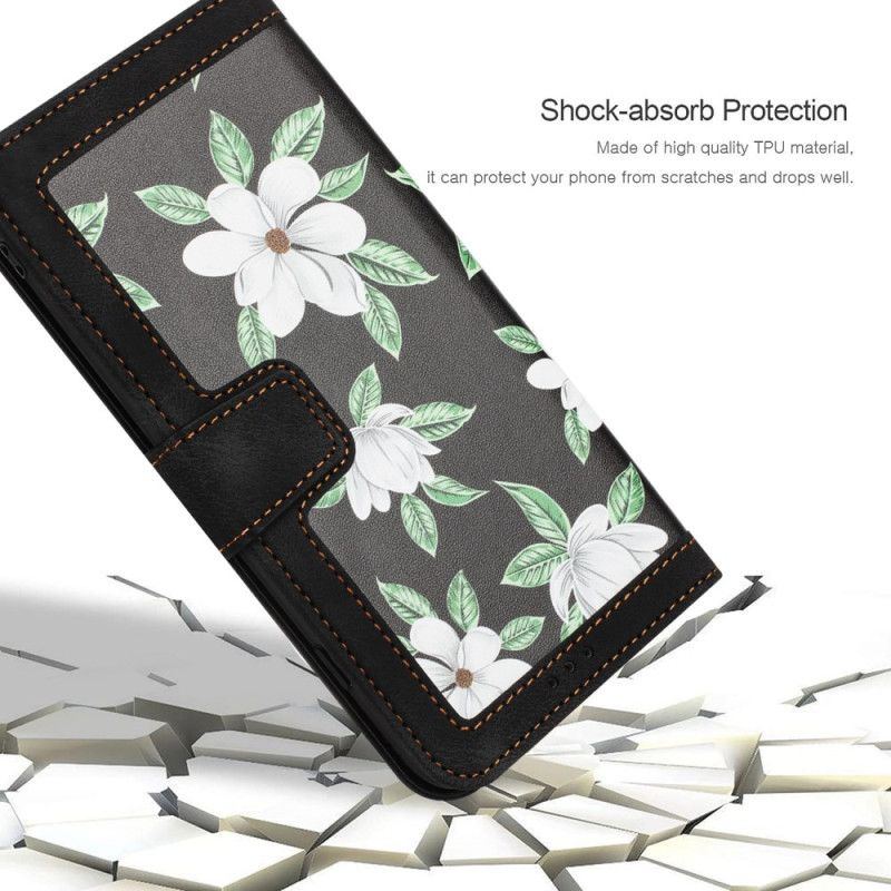 Housse Xiaomi 17 Pro Portefeuille Motif Floral