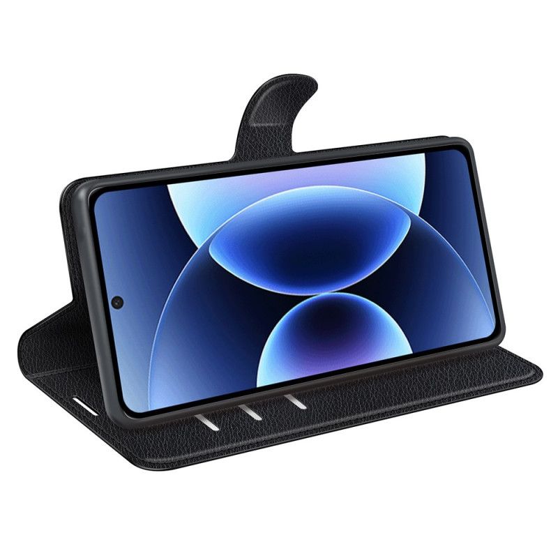 Housse Xiaomi 17 Pro Simili Cuir Litchi