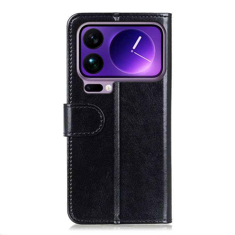 Housse Xiaomi 17 Pro Simili Cuir Verni