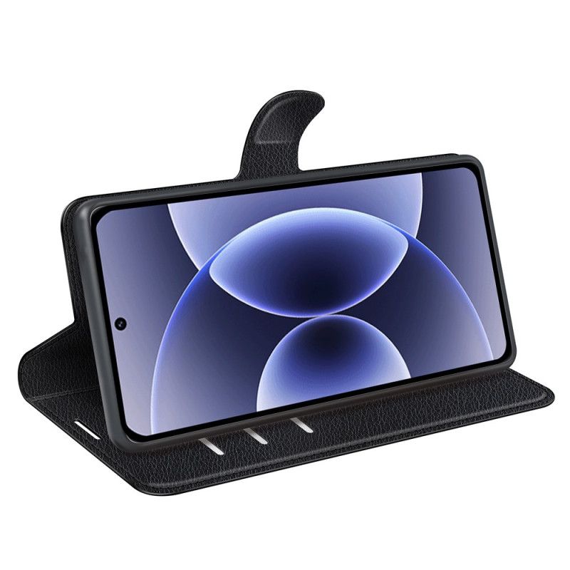 Housse Xiaomi 17 Simili Cuir Litchi Classique