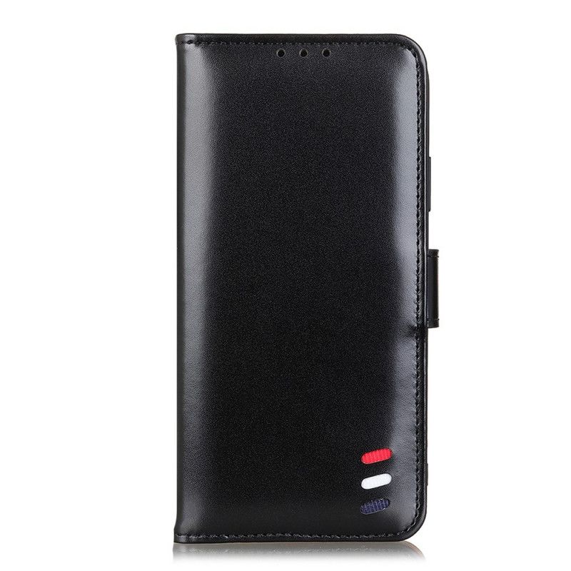 Housse Xiaomi Mi 10 Lite Effet Cuir Tricolore