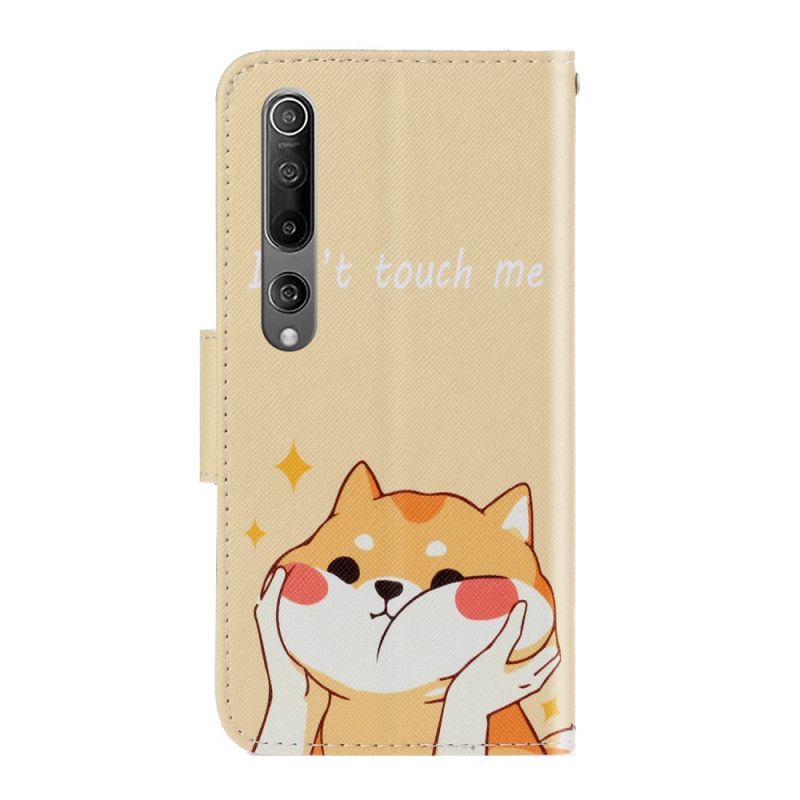 Housse Xiaomi Mi 10 / 10 Pro Don't Touch Me À Lanière