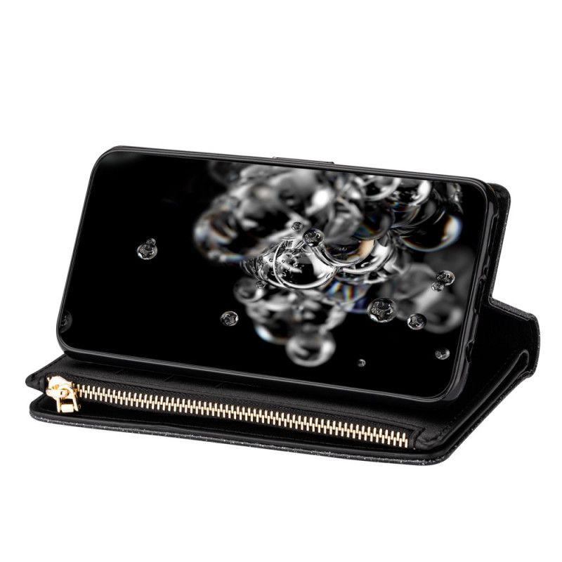 Housse Xiaomi Mi 10 / 10 Pro Paillettes Portefeuille Zip