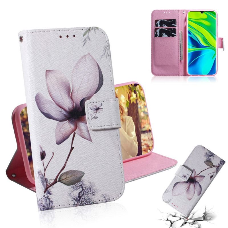 Housse Xiaomi Mi 10 / 10 Pro Une Fleur Rose