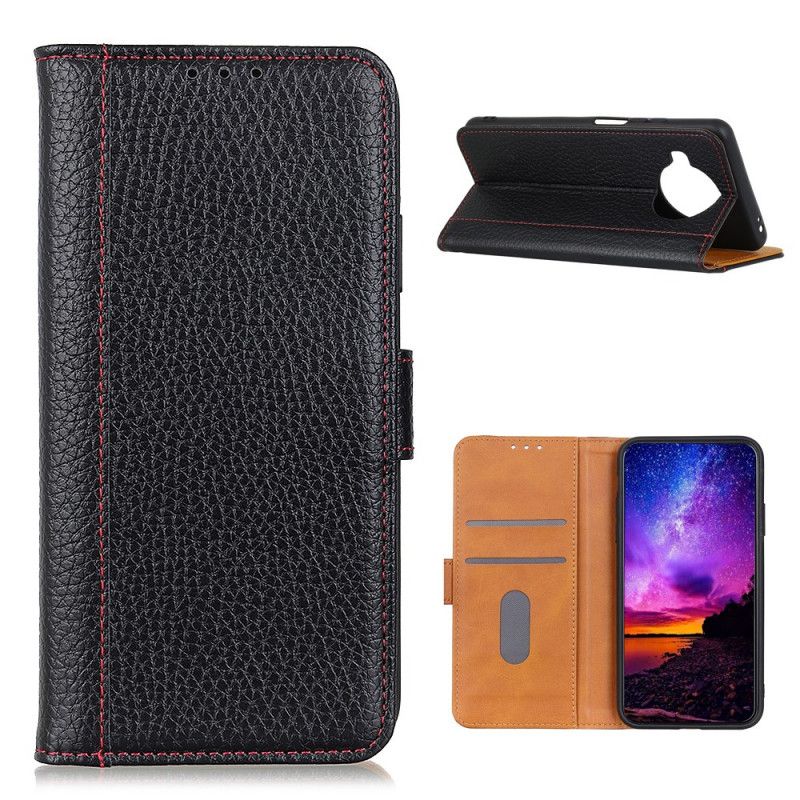 Housse Xiaomi Mi 10t Lite 5g / Redmi Note 9 Pro 5g Effet Cuir Litchi