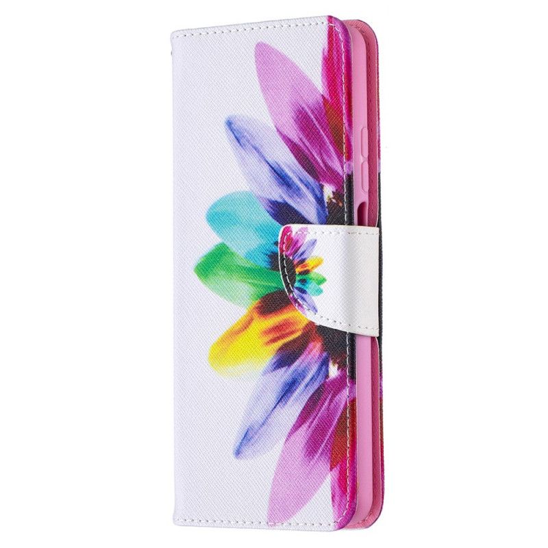 Housse Xiaomi Mi 10t Lite 5g / Redmi Note 9 Pro 5g Fleur Aquarelle
