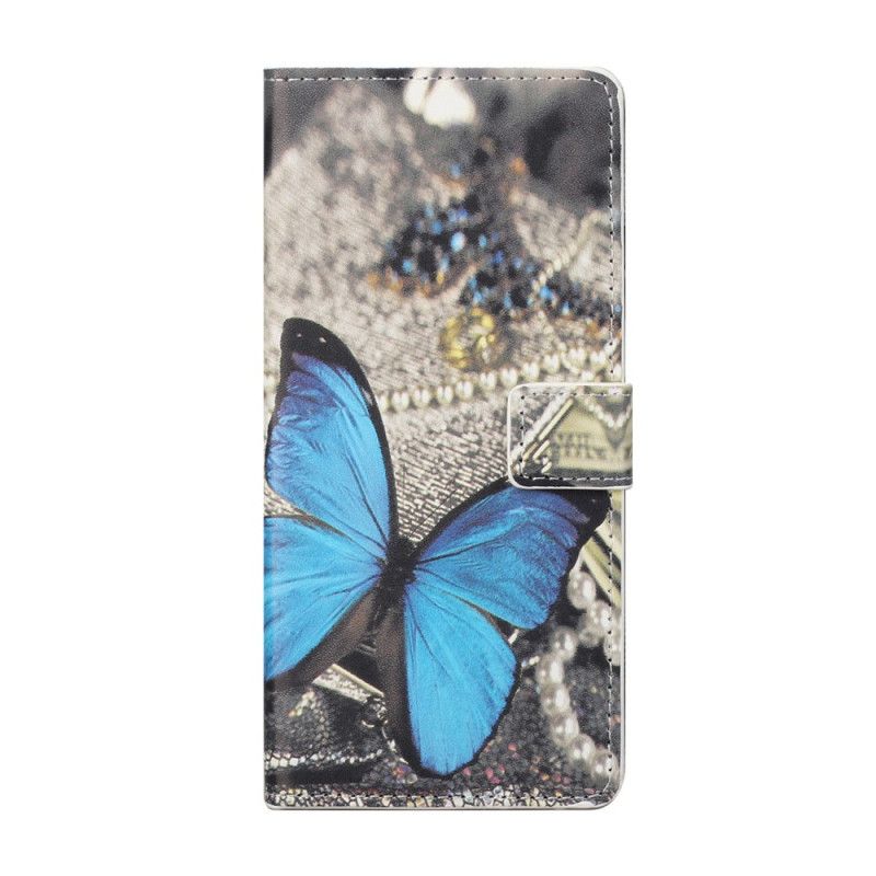 Housse Xiaomi Mi 10t Lite 5g / Redmi Note 9 Pro 5g Papillon Bleu