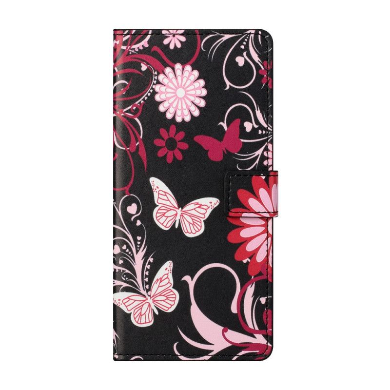 Housse Xiaomi Mi 10t Lite 5g / Redmi Note 9 Pro 5g Papillons Et Fleurs