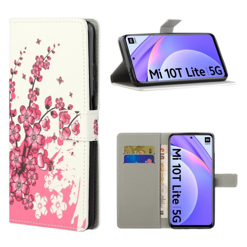 Housse Xiaomi Mi 10t Lite 5g / Redmi Note 9 Pro 5g Tropical Flowers