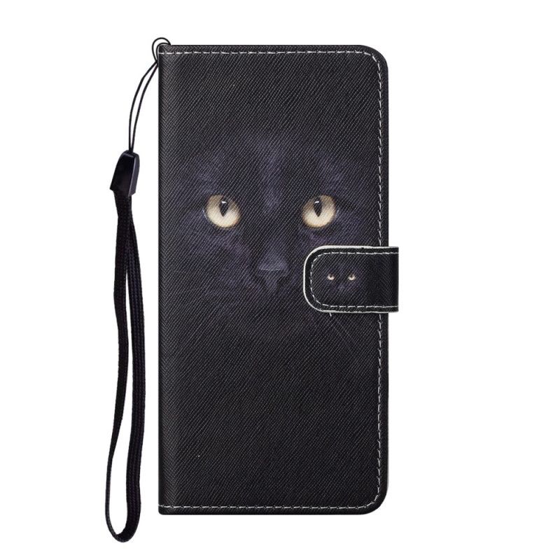 Housse Xiaomi Mi 10t Lite 5g / Redmi Note 9 Pro 5g Yeux De Chat Noir