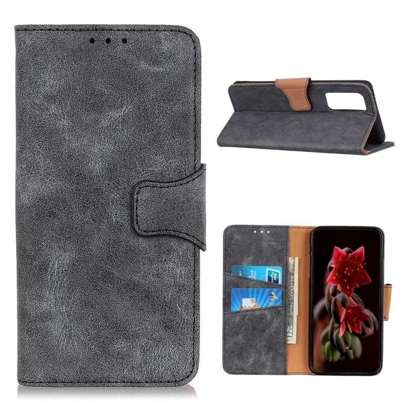 Housse Xiaomi Mi 10t / 10t Pro Cuir Fendu Vintage