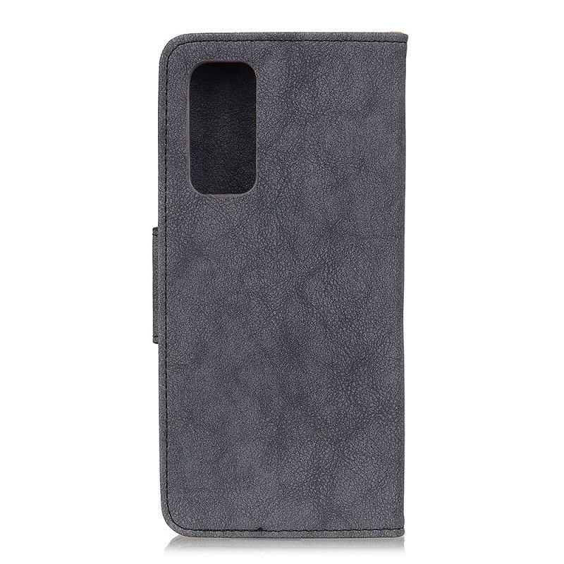 Housse Xiaomi Mi 10t / 10t Pro Cuir Fendu Vintage