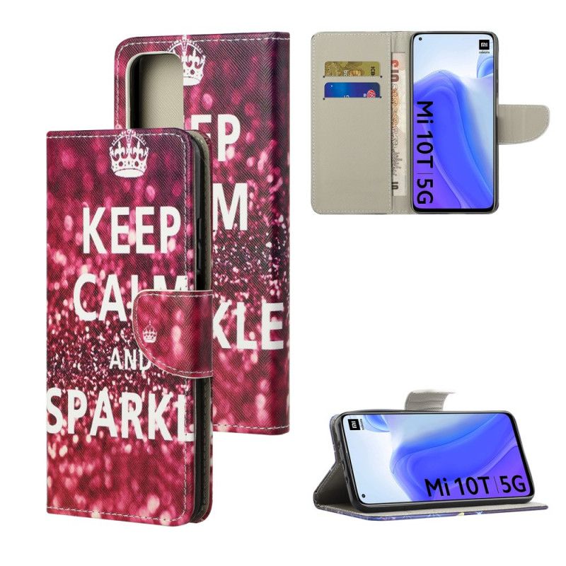 Housse Xiaomi Mi 10t / 10t Pro Keep Calm And Sparkle