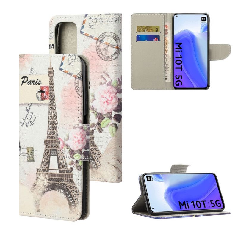 Housse Xiaomi Mi 10t / 10t Pro Tour Eiffel Rétro