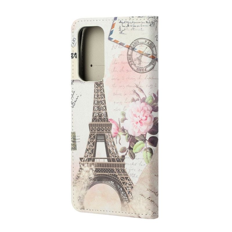 Housse Xiaomi Mi 10t / 10t Pro Tour Eiffel Rétro