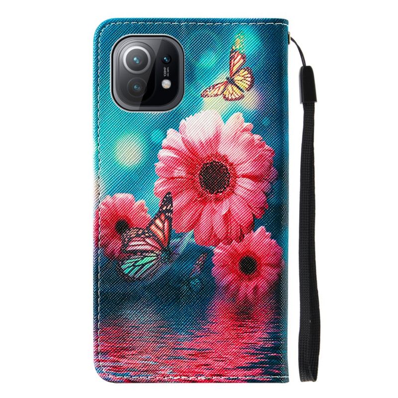 Housse Xiaomi Mi 11 Florale Et Papillons