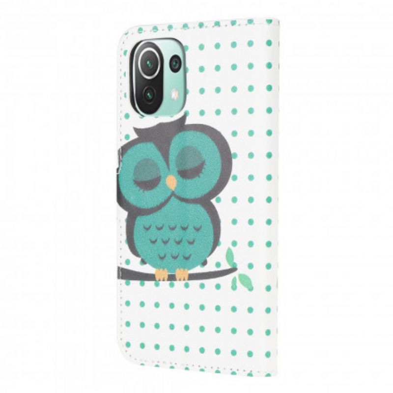 Housse Xiaomi Mi 11 Lite 5G NE / 11 Lite 4G / 5G Hibou Endormi