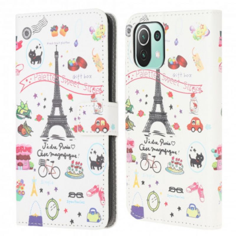 Housse Xiaomi Mi 11 Lite 5G NE / 11 Lite 4G / 5G J'adore Paris
