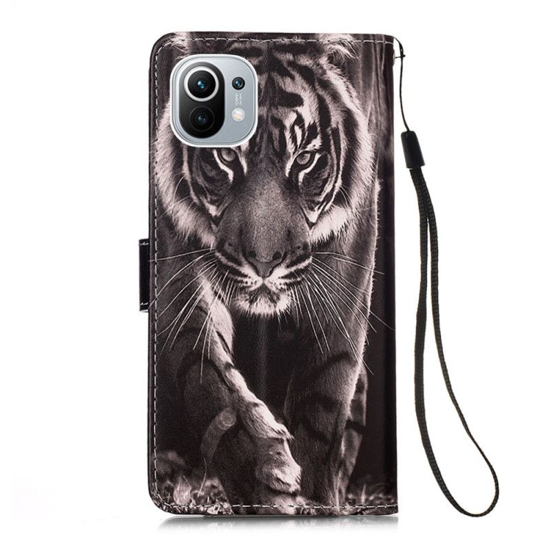 Étui Housse Xiaomi Mi 11 Tigre De Nuit