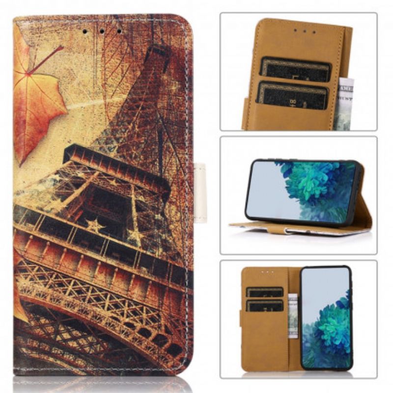 Housse Xiaomi Mi 11 Ultra Tour Eiffel En Automne