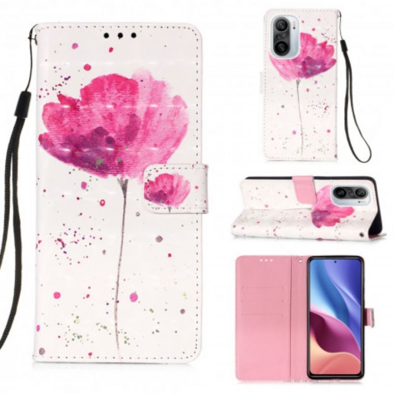 Housse Xiaomi Mi 11i 5G / Poco F3 Coquelicot Aquarelle