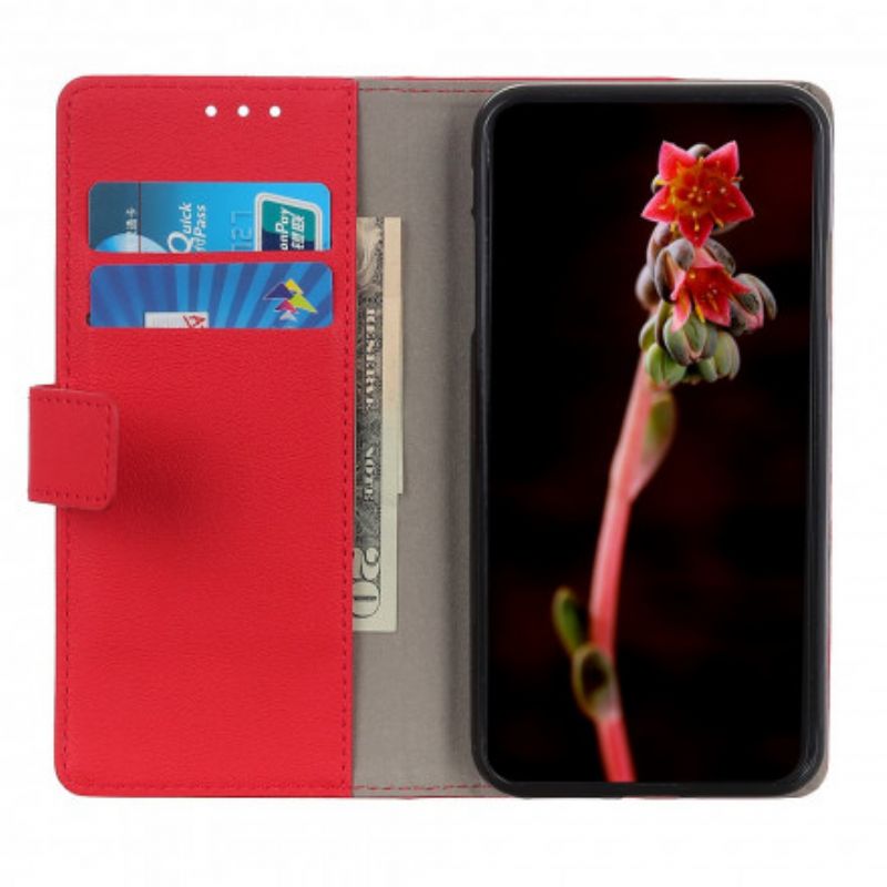 Housse Xiaomi Mi 11i 5G / Poco F3 Effet Cuir Simple