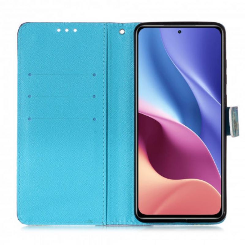 Housse Xiaomi Mi 11i 5G / Poco F3 Papillons Dorés