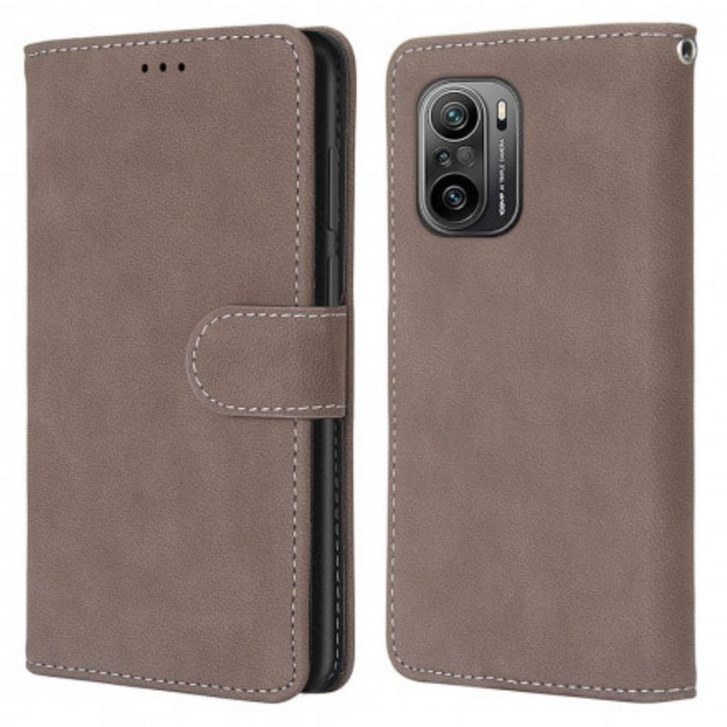 Housse Xiaomi Mi 11i 5G / Poco F3 Style Cuir Vintage Couture