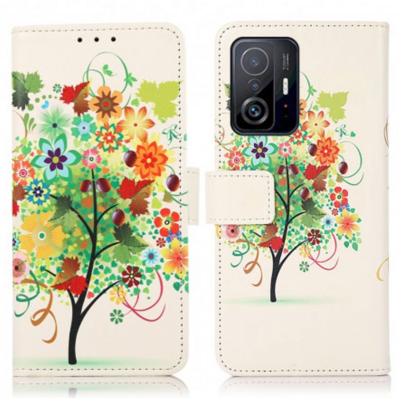 Housse Xiaomi Mi 11T / 11T Pro Arbre Fleuri