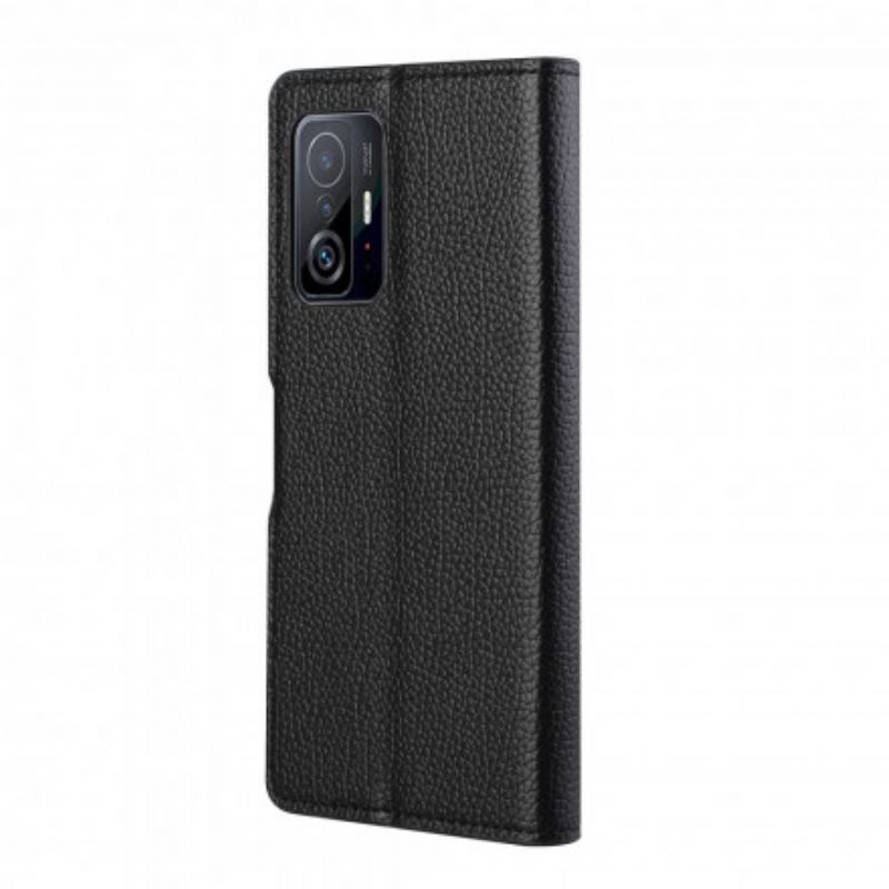 Housse Xiaomi Mi 11T / 11T Pro Effet Cuir Grain Litchi