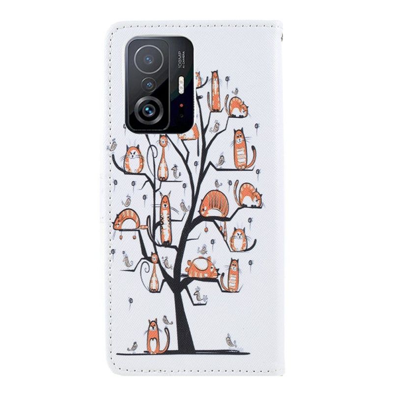 Housse Xiaomi Mi 11T / 11T Pro Funky Cats À Lanière