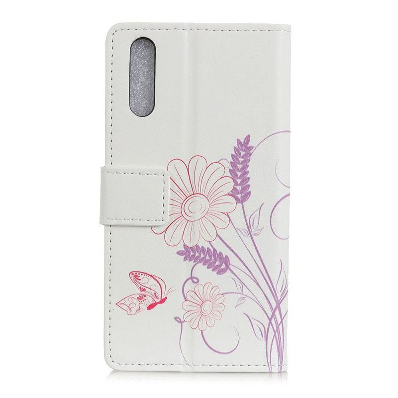 Housse Xiaomi Mi 9 Lite Dessin Papillons Et Fleurs