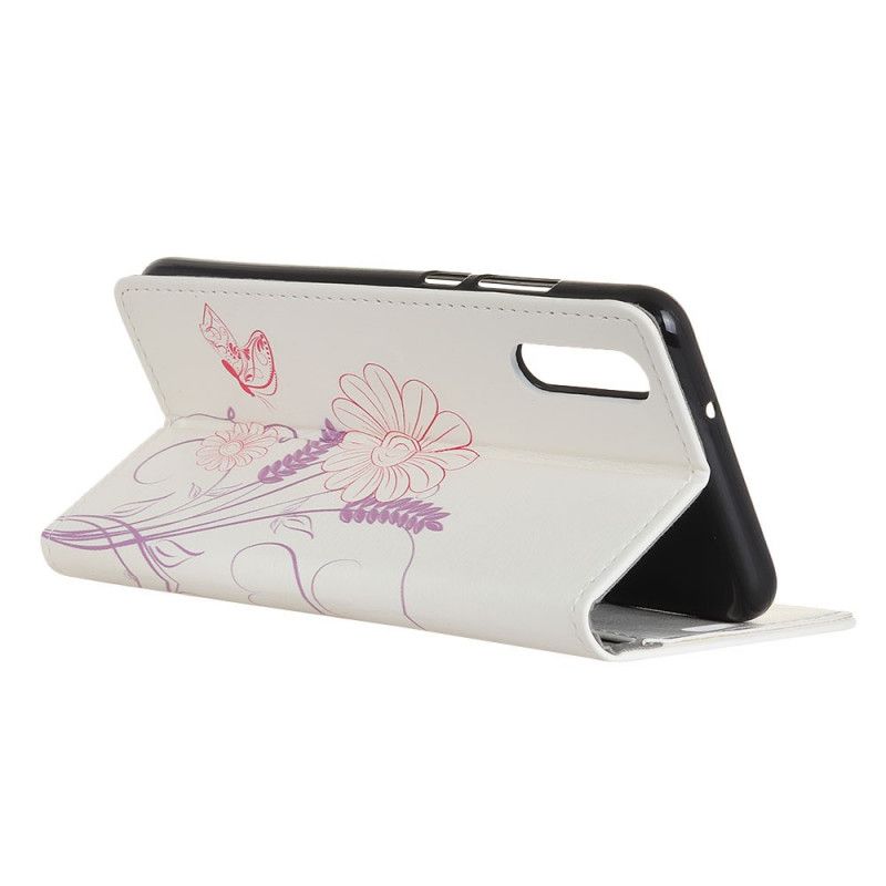 Housse Xiaomi Mi 9 Lite Dessin Papillons Et Fleurs