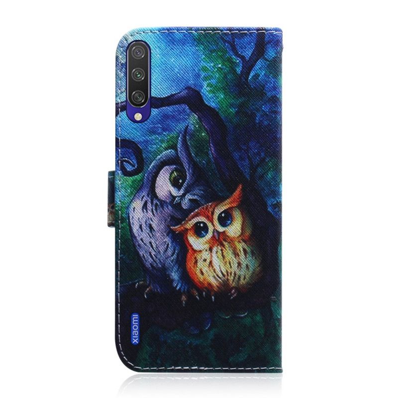 Housse Xiaomi Mi 9 Lite Peinture De Hiboux