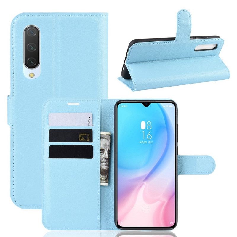 Housse Xiaomi Mi 9 Lite Simili Cuir Litchi Classique