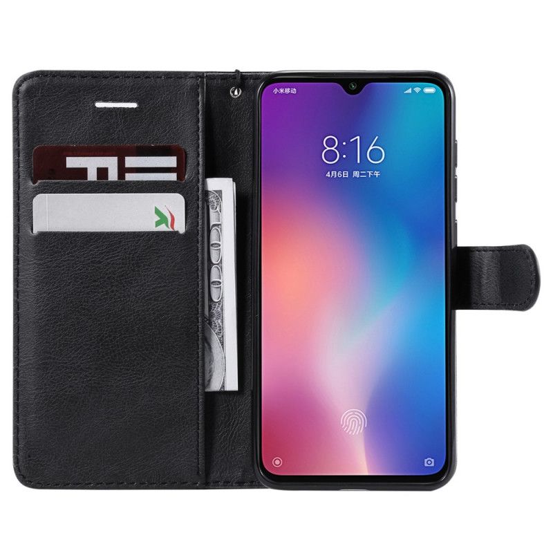 Étui Housse Xiaomi Mi 9 Se Style Cuir À Lanière