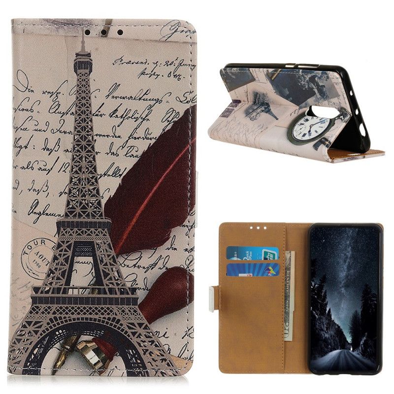 Housse Xiaomi Mi 9t / Mi 9t Pro Tour Eiffel Du Poète