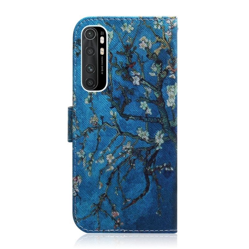 Étui Housse Xiaomi Mi Note 10 Lite Branche D'arbre Fleuri