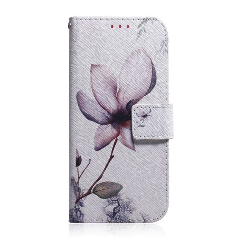 Housse Xiaomi Mi Note 10 Lite Fleur Vieux Rose
