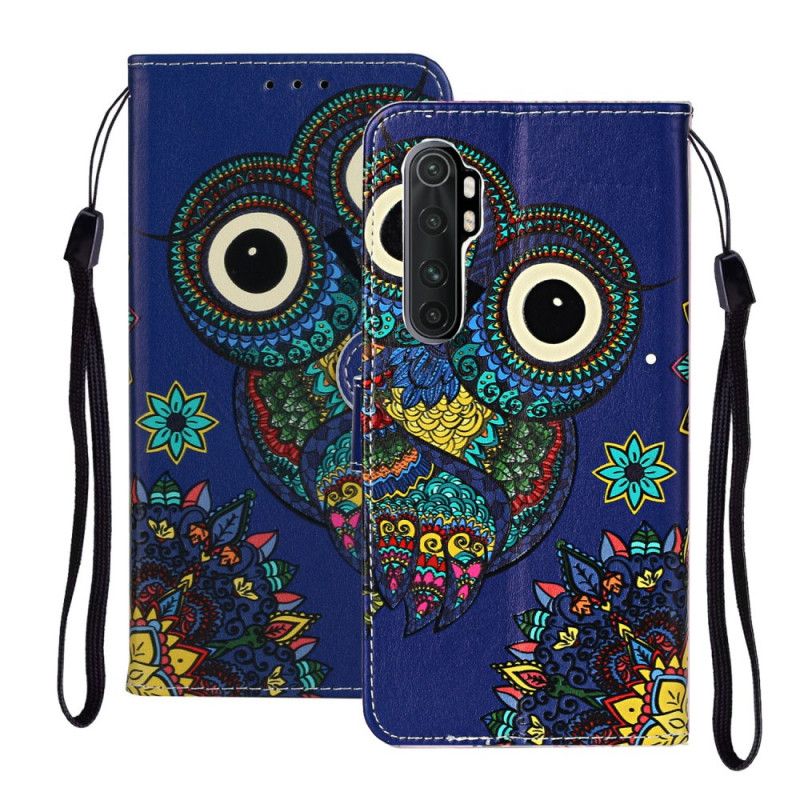 Housse Xiaomi Mi Note 10 Lite Hibou En Mandala