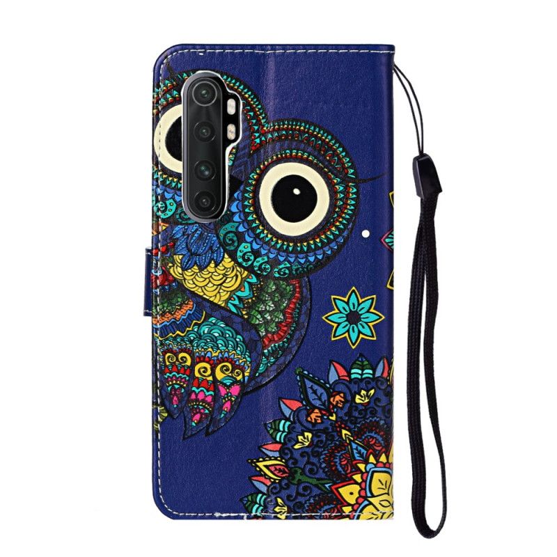 Housse Xiaomi Mi Note 10 Lite Hibou En Mandala