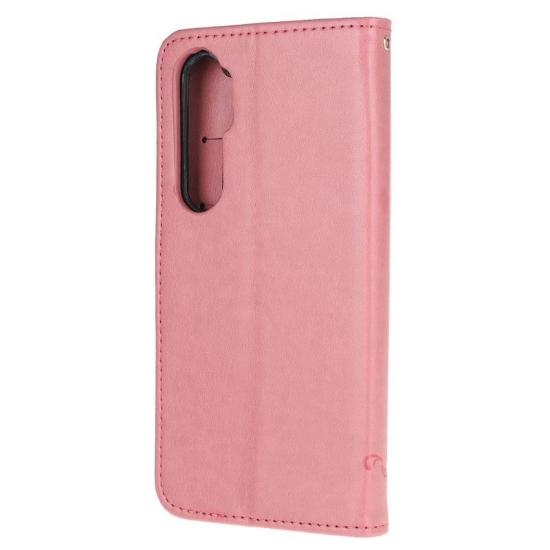 Housse Xiaomi Mi Note 10 Lite Papillons Et Fleurs D'asie