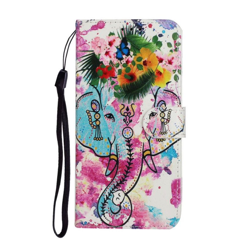 Housse Xiaomi Mi Note 10 Lite Peinture Éléphant