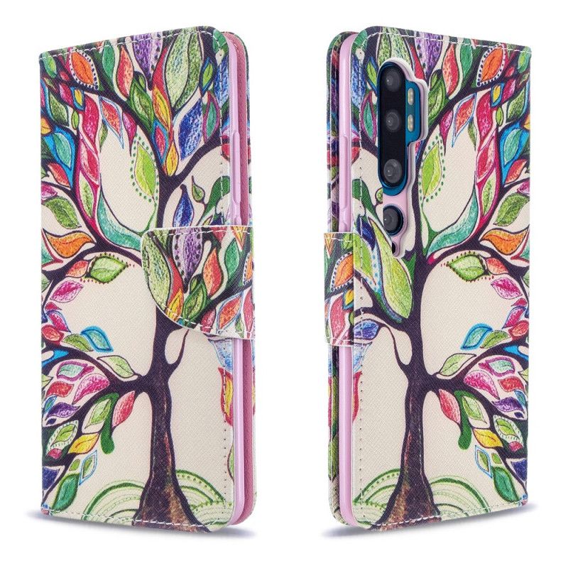 Housse Xiaomi Mi Note 10 / Note 10 Pro Arbre Coloré