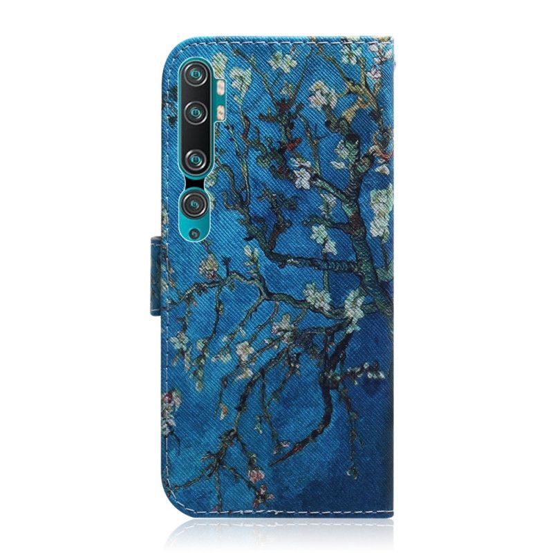 Étui Housse Xiaomi Mi Note 10 / Note 10 Pro Branche D'arbre Fleuri