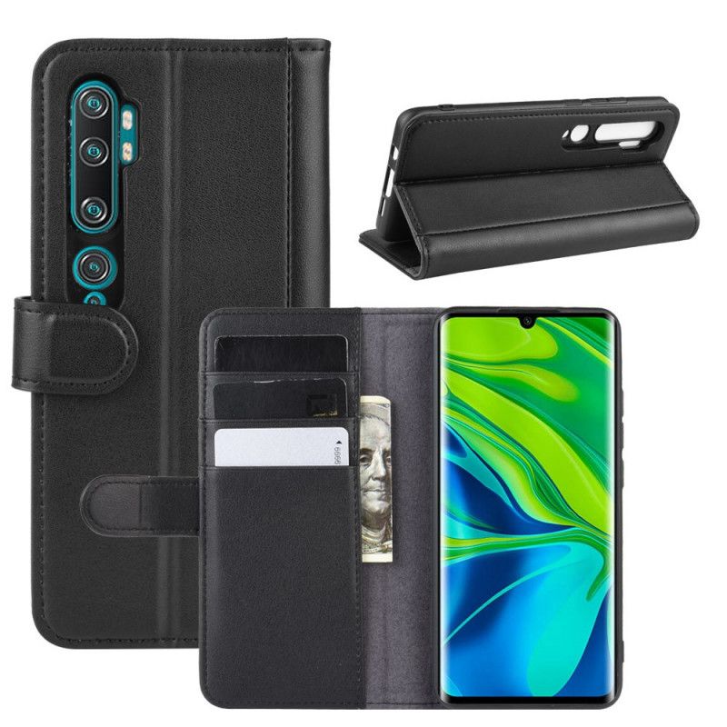 Housse Xiaomi Mi Note 10 / Note 10 Pro Cuir Fendu