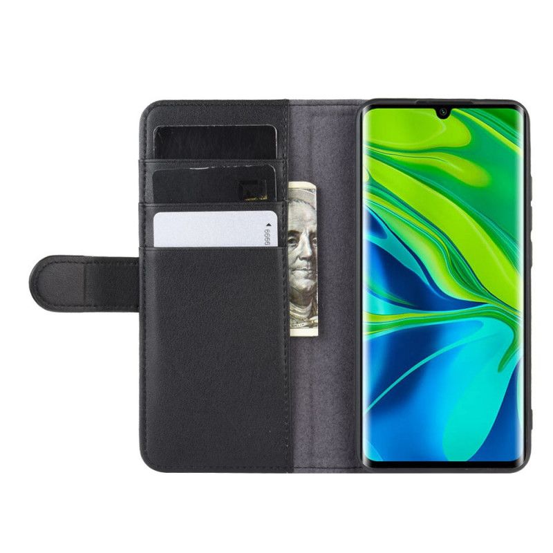 Housse Xiaomi Mi Note 10 / Note 10 Pro Cuir Fendu