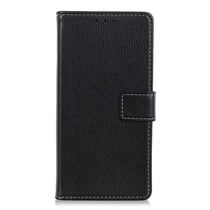 Étui Housse Xiaomi Mi Note 10 / Note 10 Pro Effet Cuir Litchi Coutures