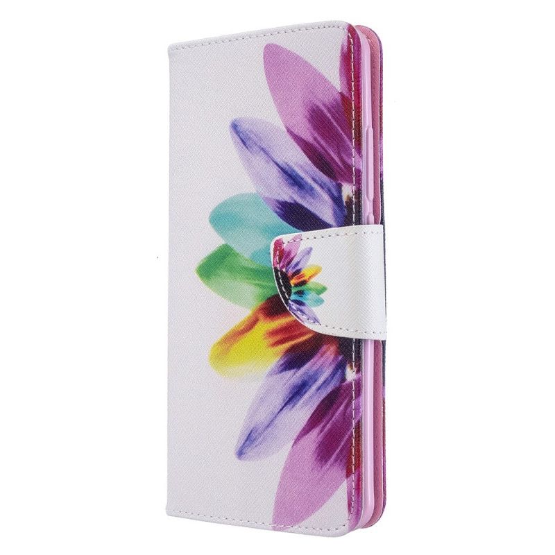 Housse Xiaomi Mi Note 10 / Note 10 Pro Fleur Aquarelle