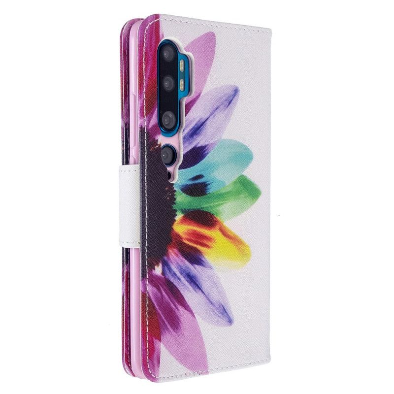 Housse Xiaomi Mi Note 10 / Note 10 Pro Fleur Aquarelle